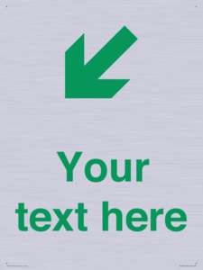 Custom Safe Condition inverse: Green Down left right arrow